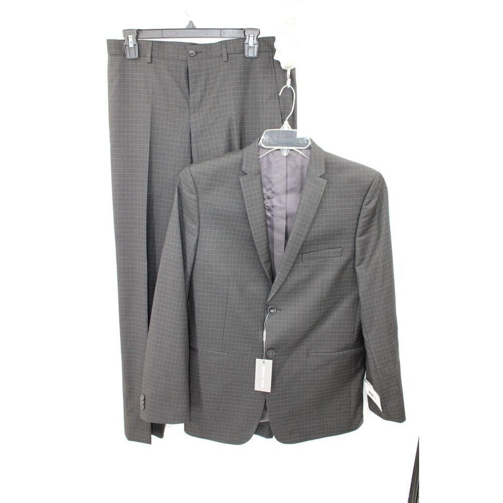 MICHAEL KORS BKELLY GRAY 2PC SUIT BOYS 20R / 30.5"W COAT PANTS NWT NEW